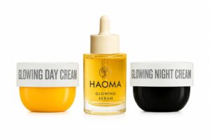 Haoma Glowing Combo Kit (Day, Night Cream (80g each) & Face Serum (30 ml)